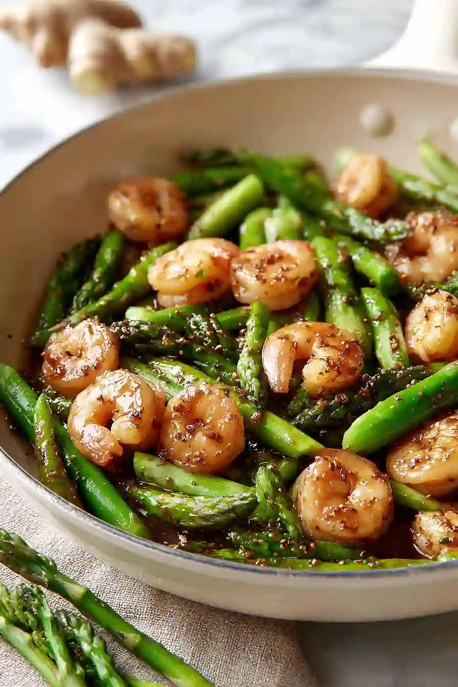 shrimp and asparagus stir fry