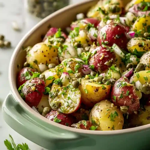 french potato salad with capers