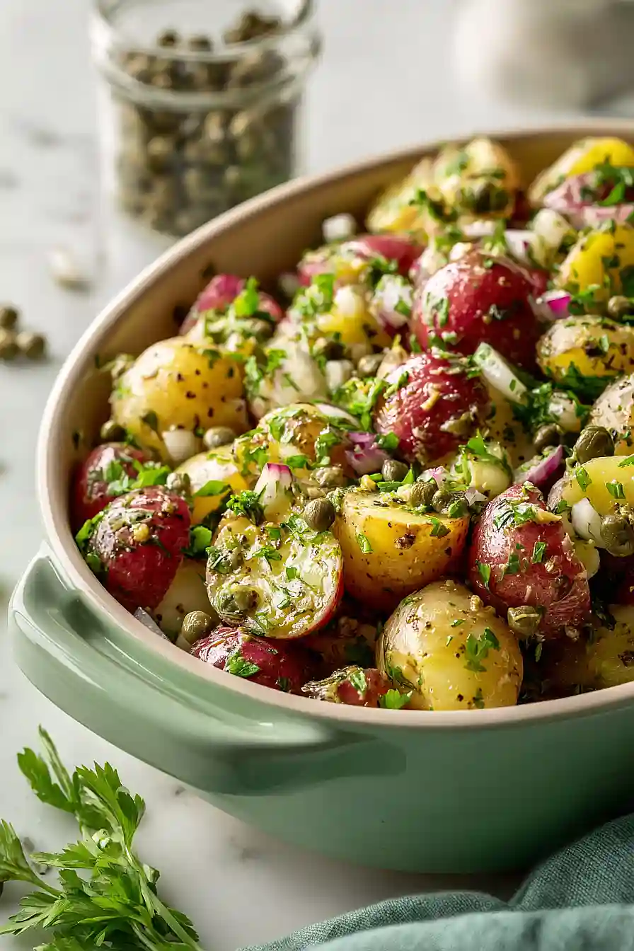 french potato salad with capers