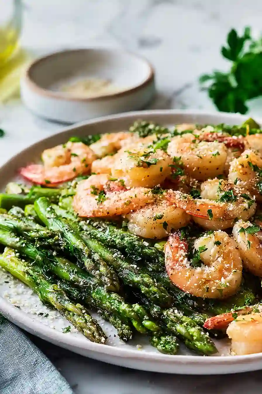 asparagus and shrimp