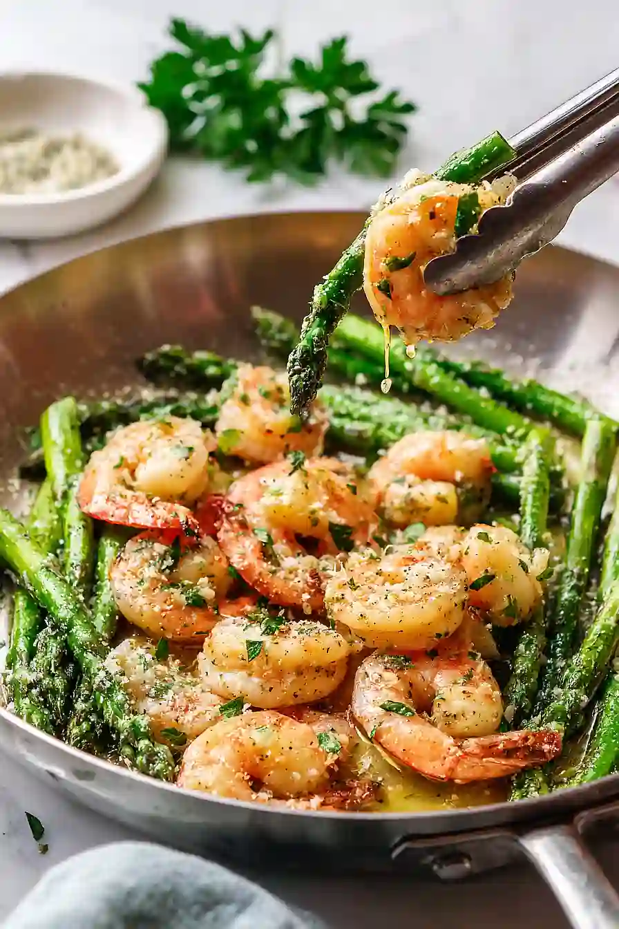 asparagus and shrimp
