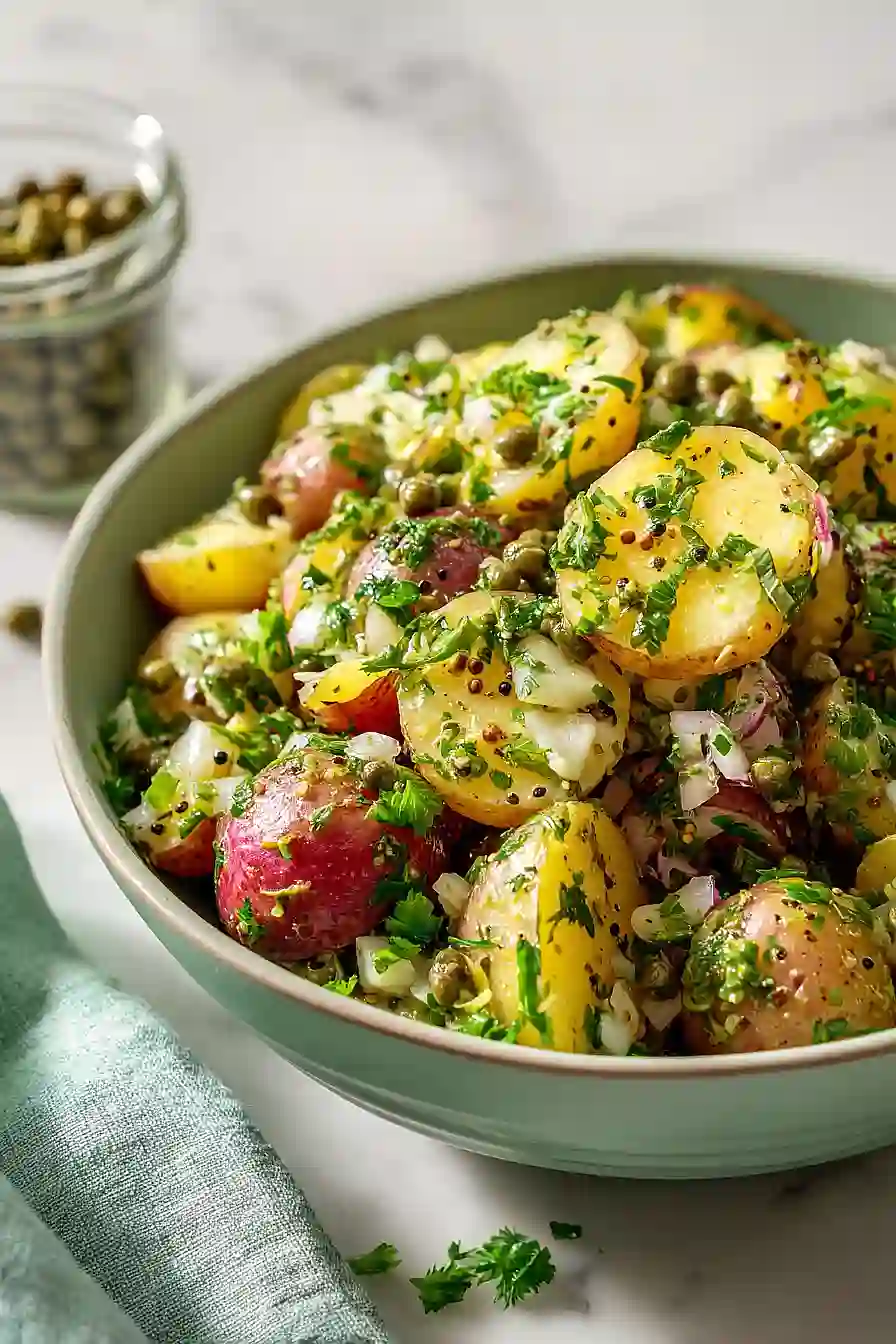 french potato salad with capers