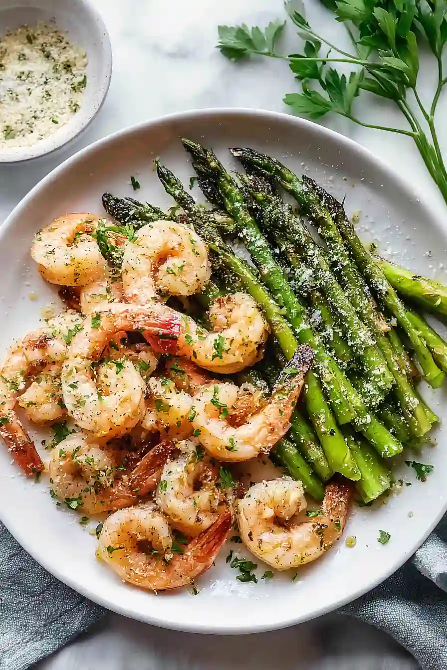 asparagus and shrimp