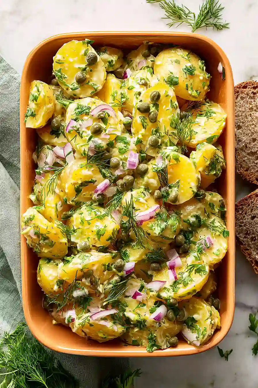 german potato salad with capers