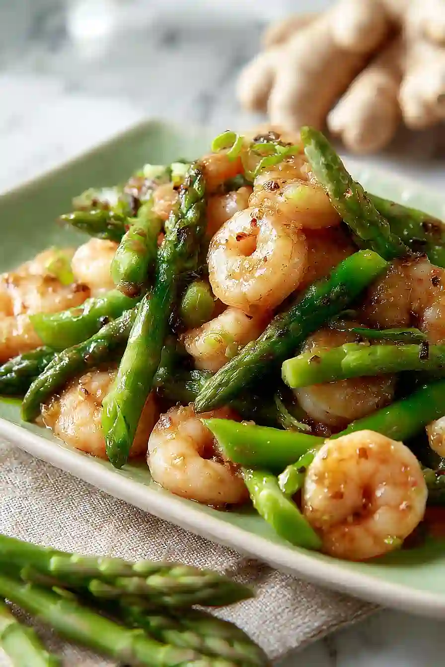 shrimp and asparagus stir fry