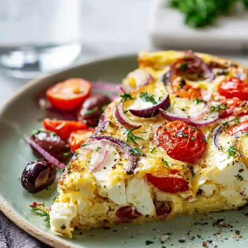 greek salad omelette