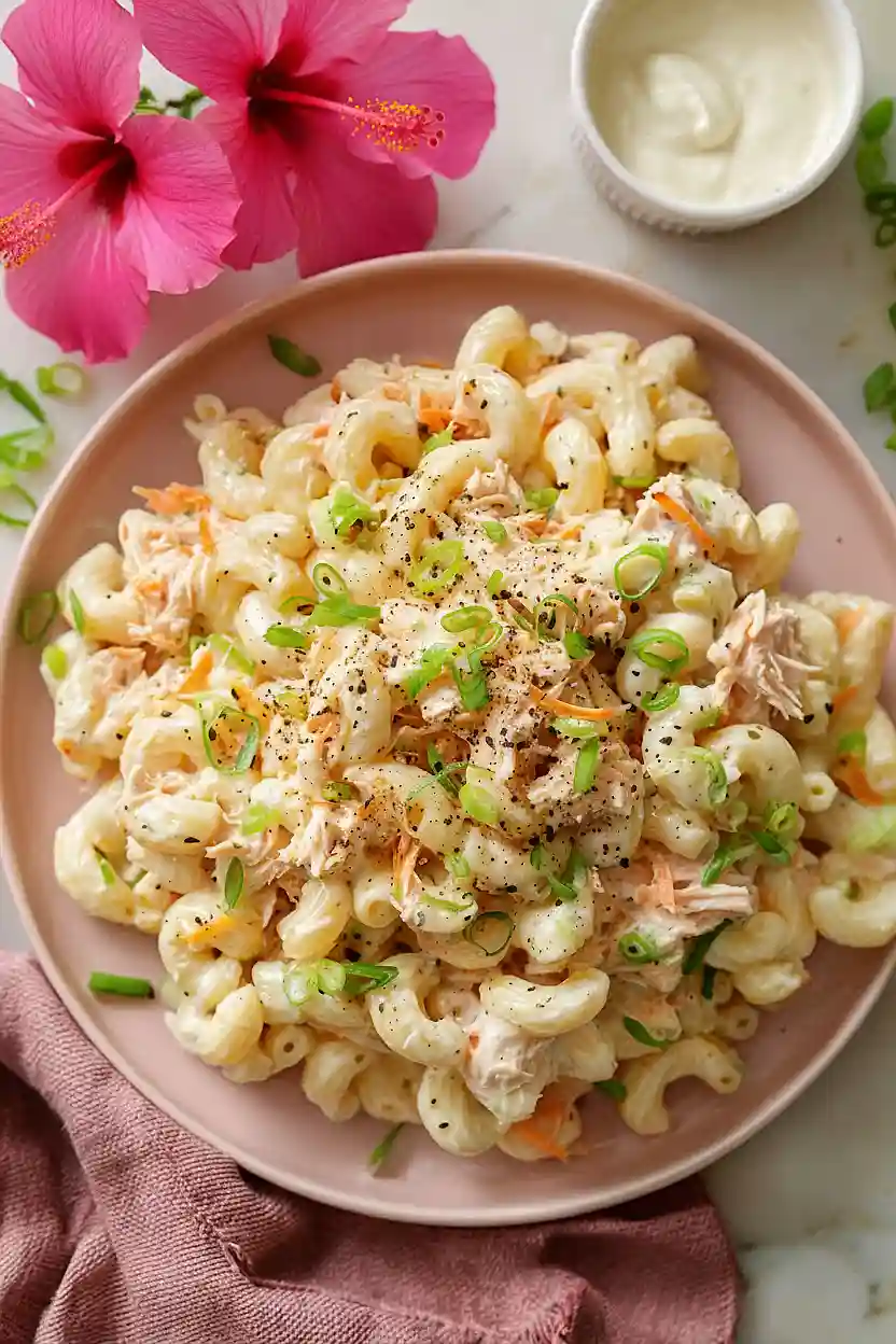 hawaiian pasta salad with tuna