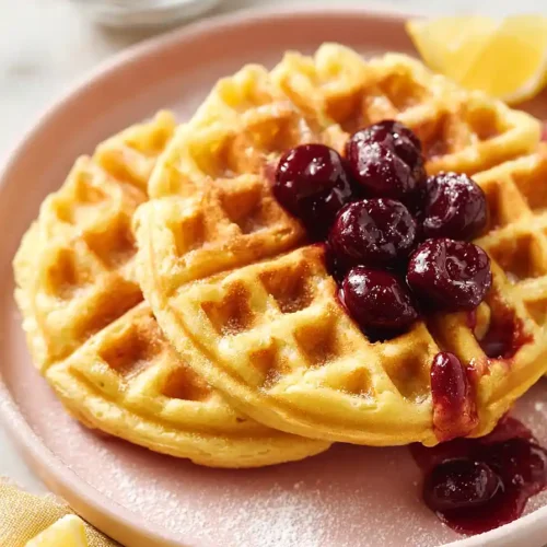 cherry waffles