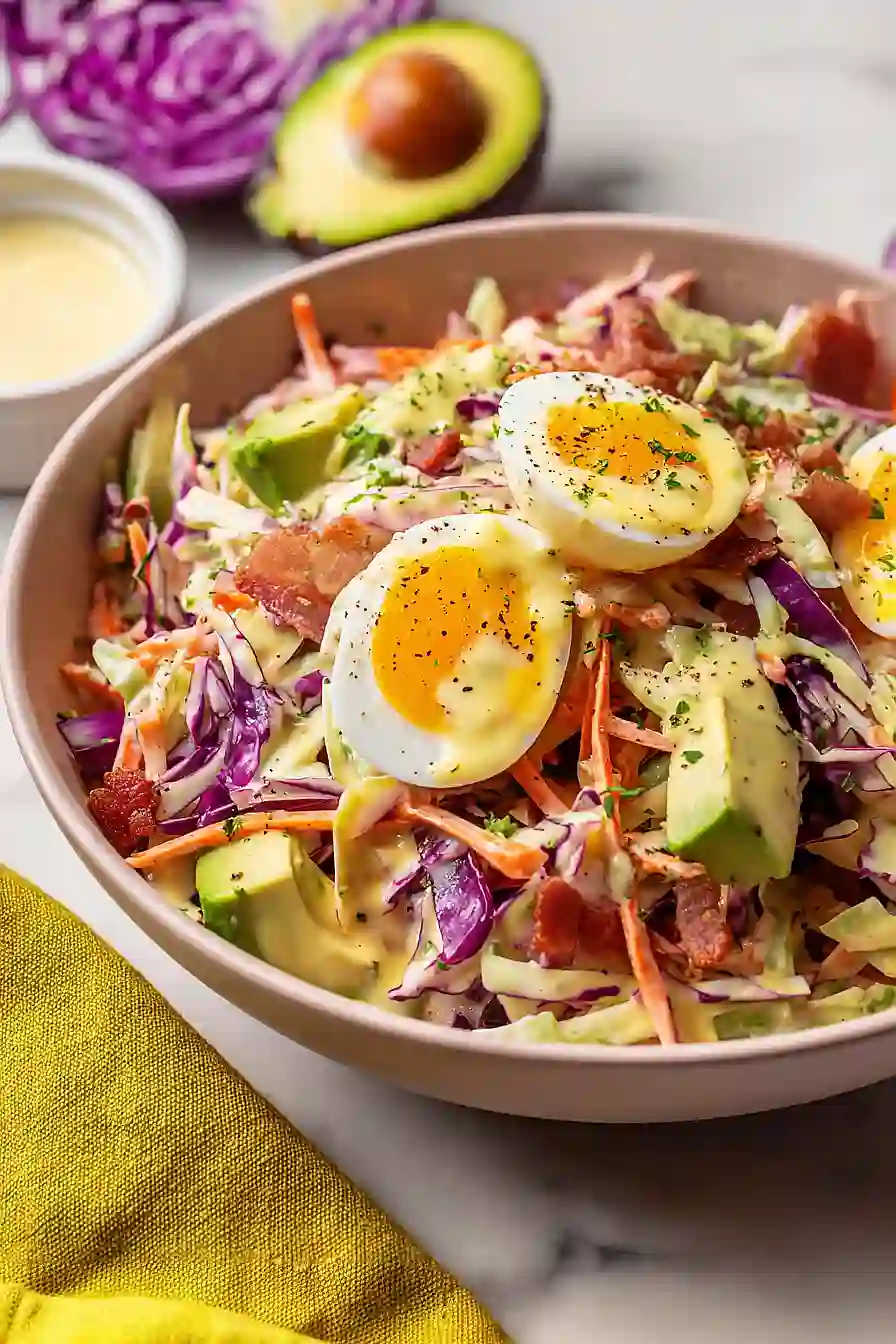 coleslaw egg salad