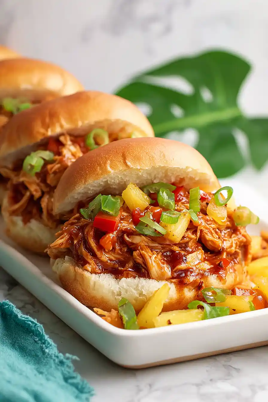 hawaiian chicken sloppy joes