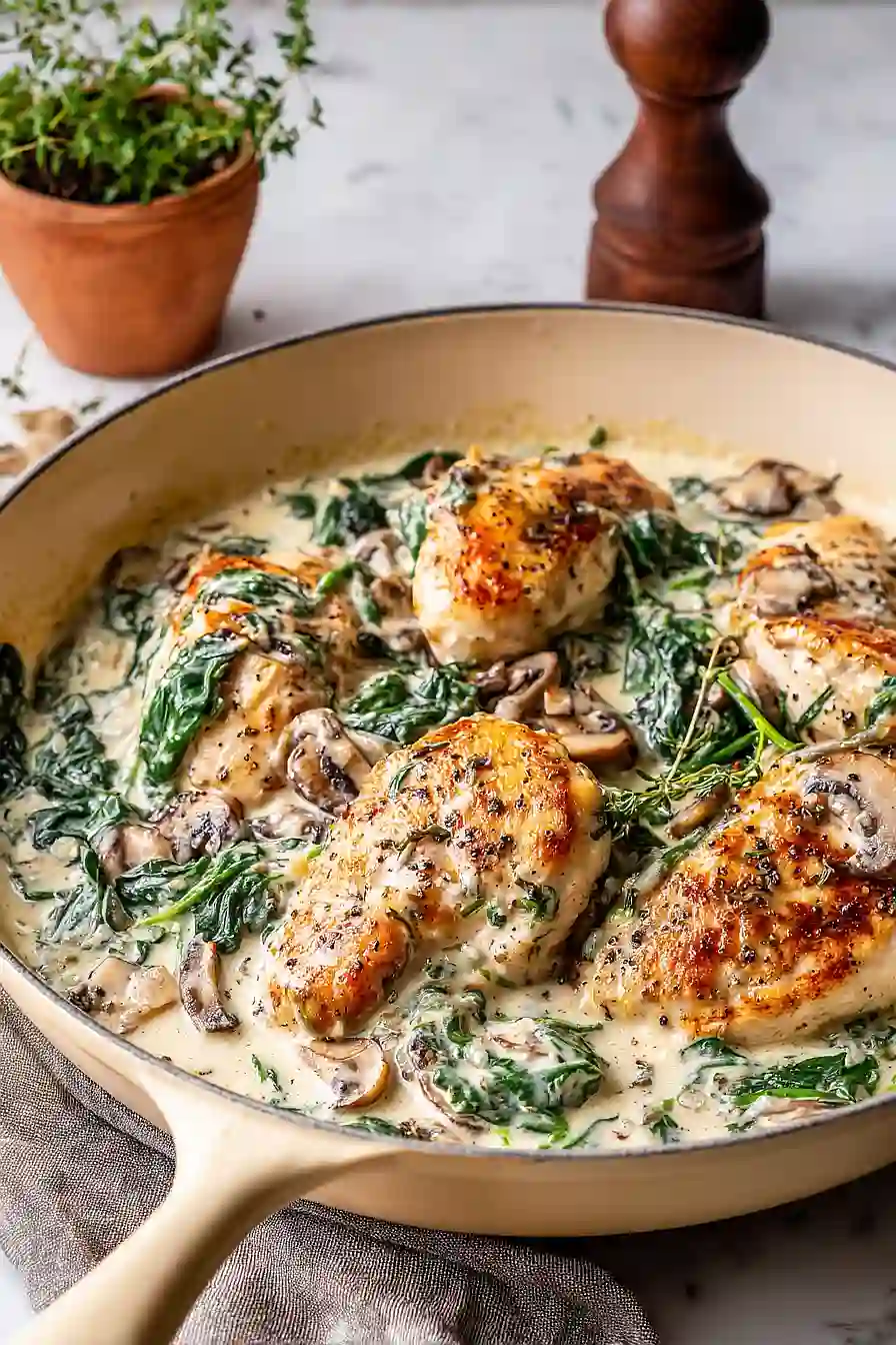 spinach chicken parmesan