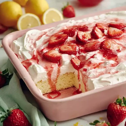 strawberry tres leches
