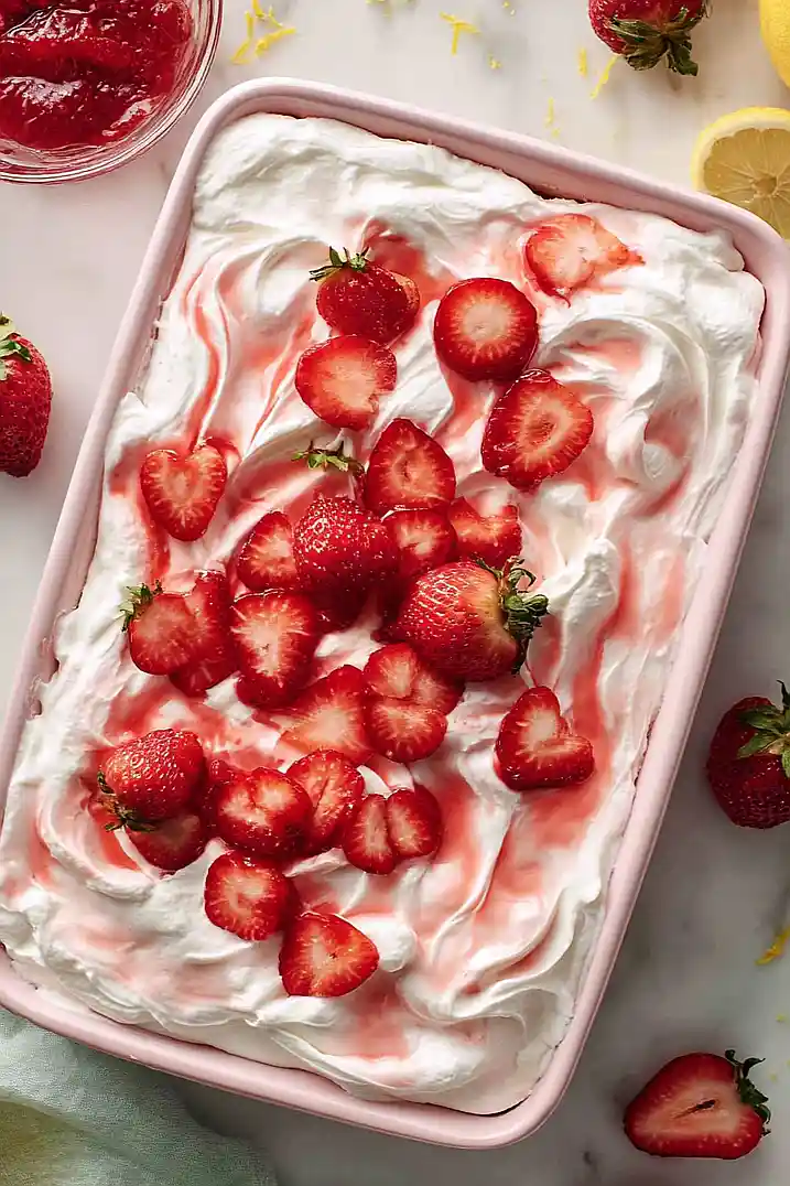 strawberry tres leches