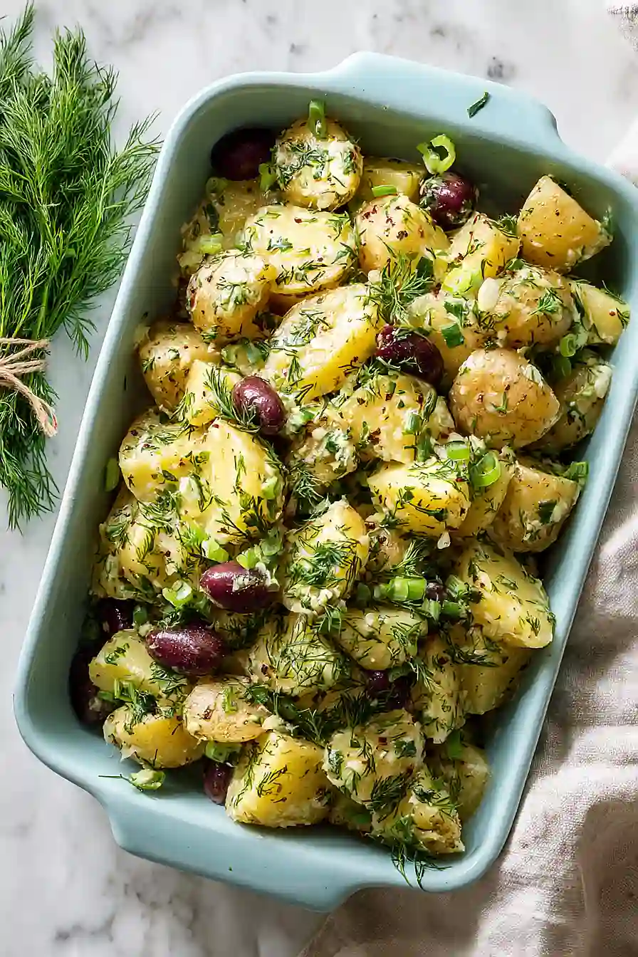 potato salad with olives
