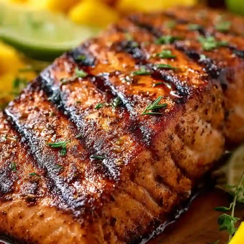 grilled jerk salmon