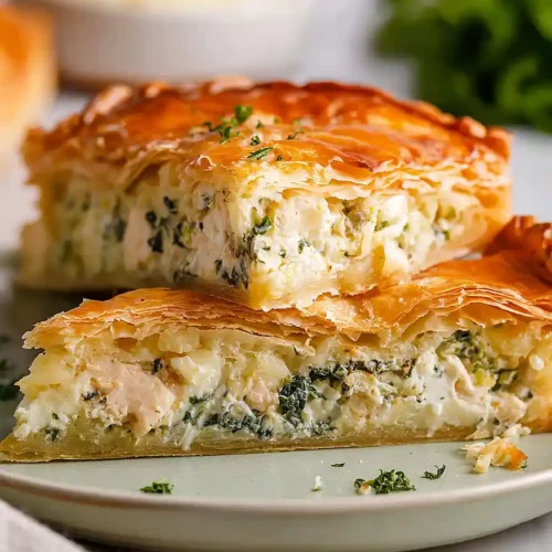 chicken and spinach pie
