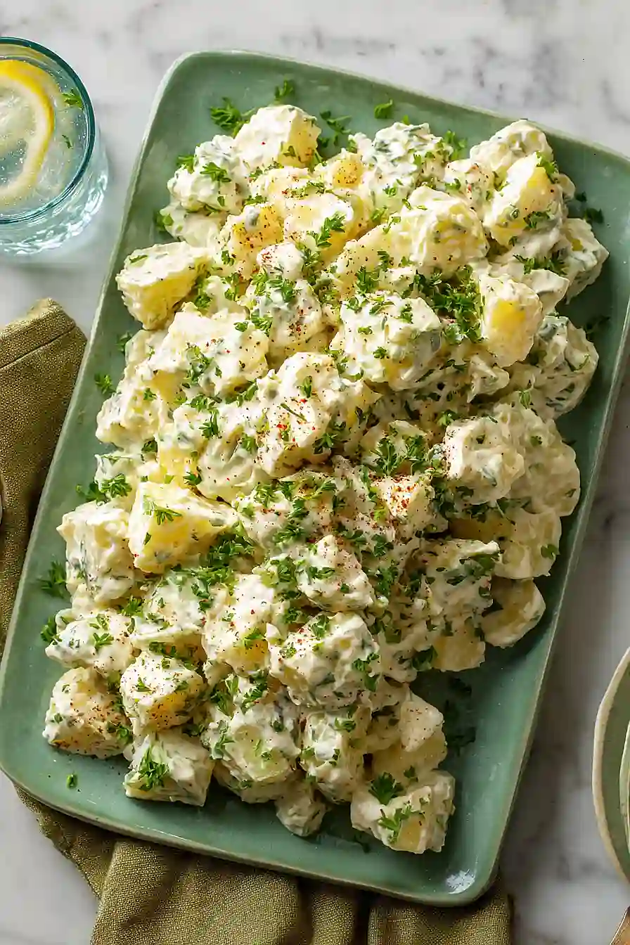 no mustard potato salad