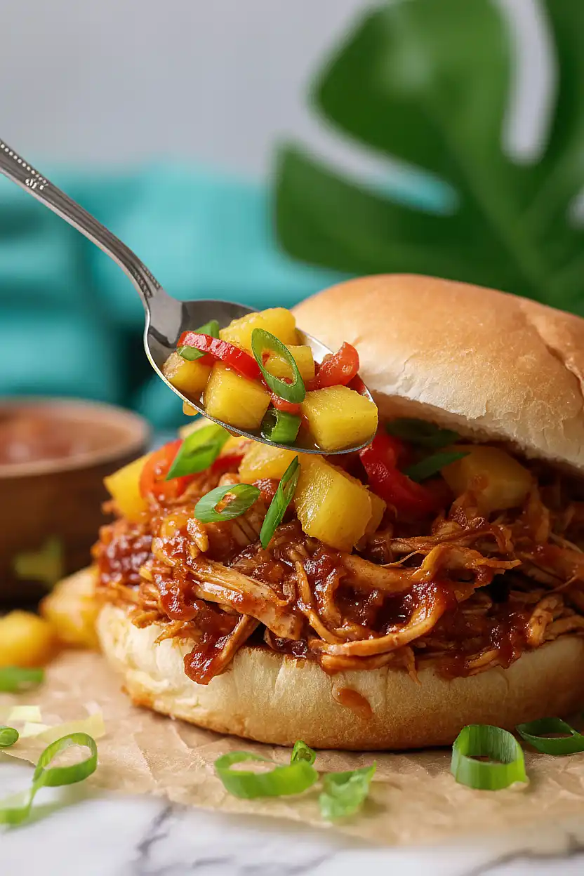 hawaiian chicken sloppy joes