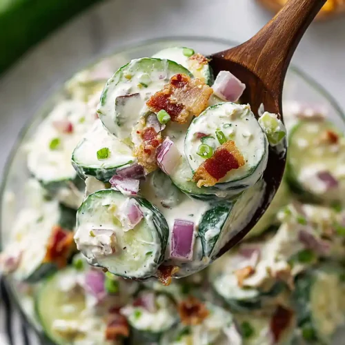 jalapeño popper cucumber salad