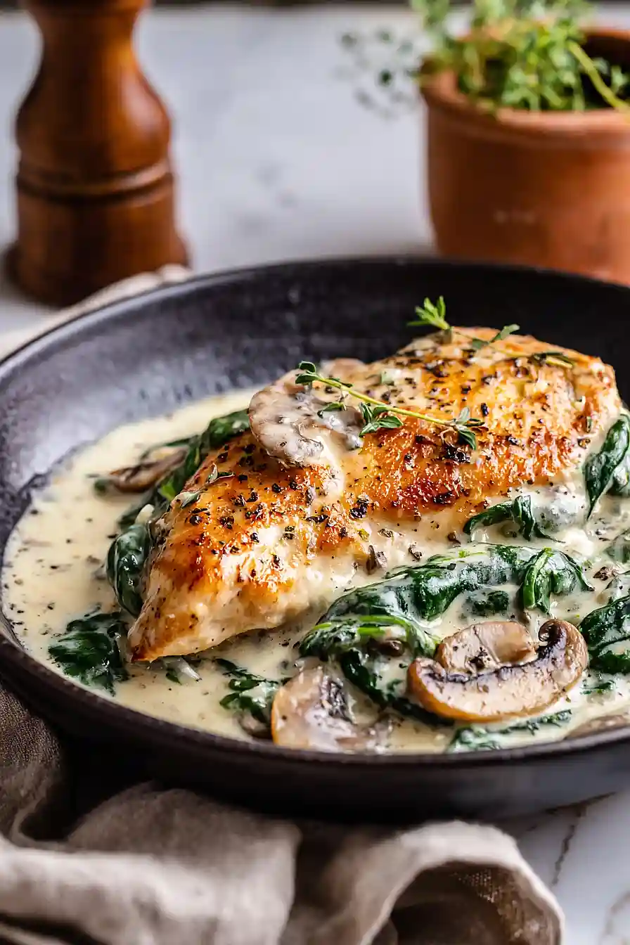 spinach chicken parmesan