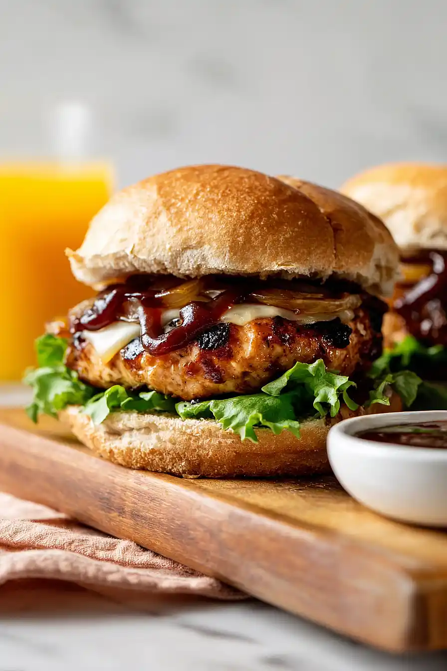 bbq chicken burgers