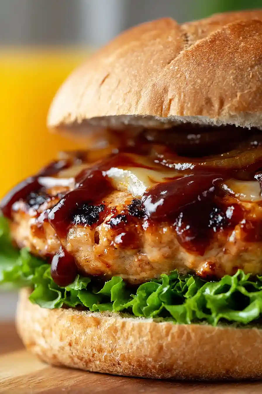 bbq chicken burgers