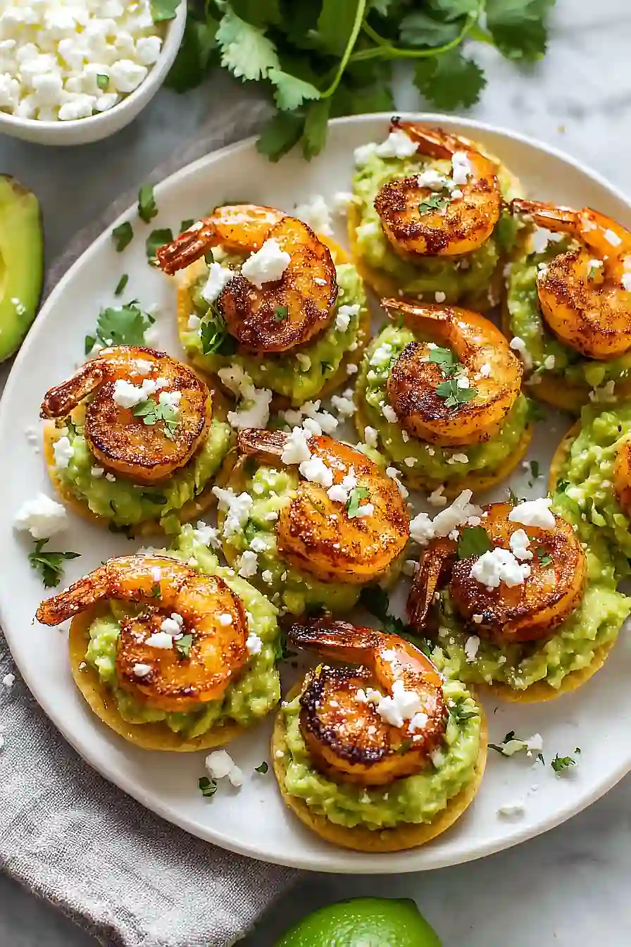 guacamole shrimp bites
