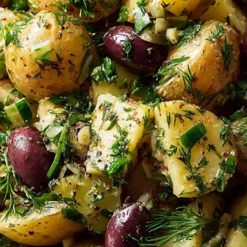 potato salad with olives