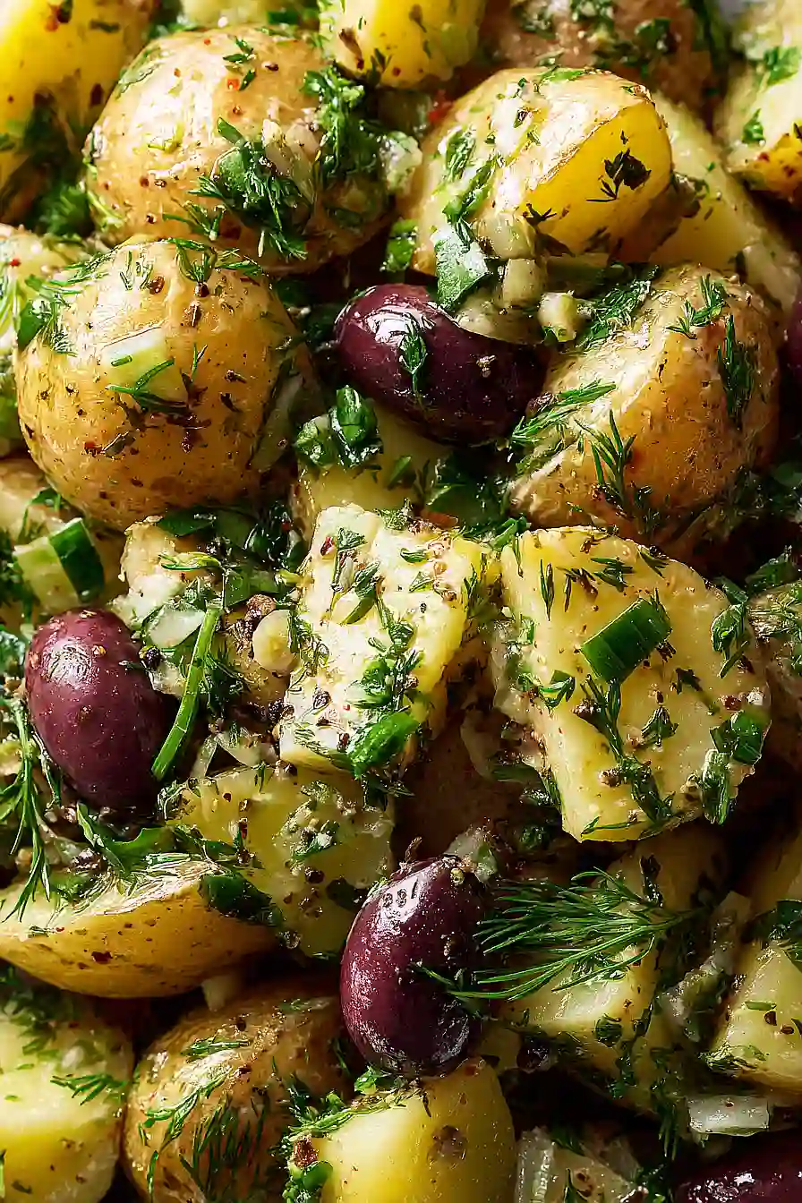 potato salad with olives