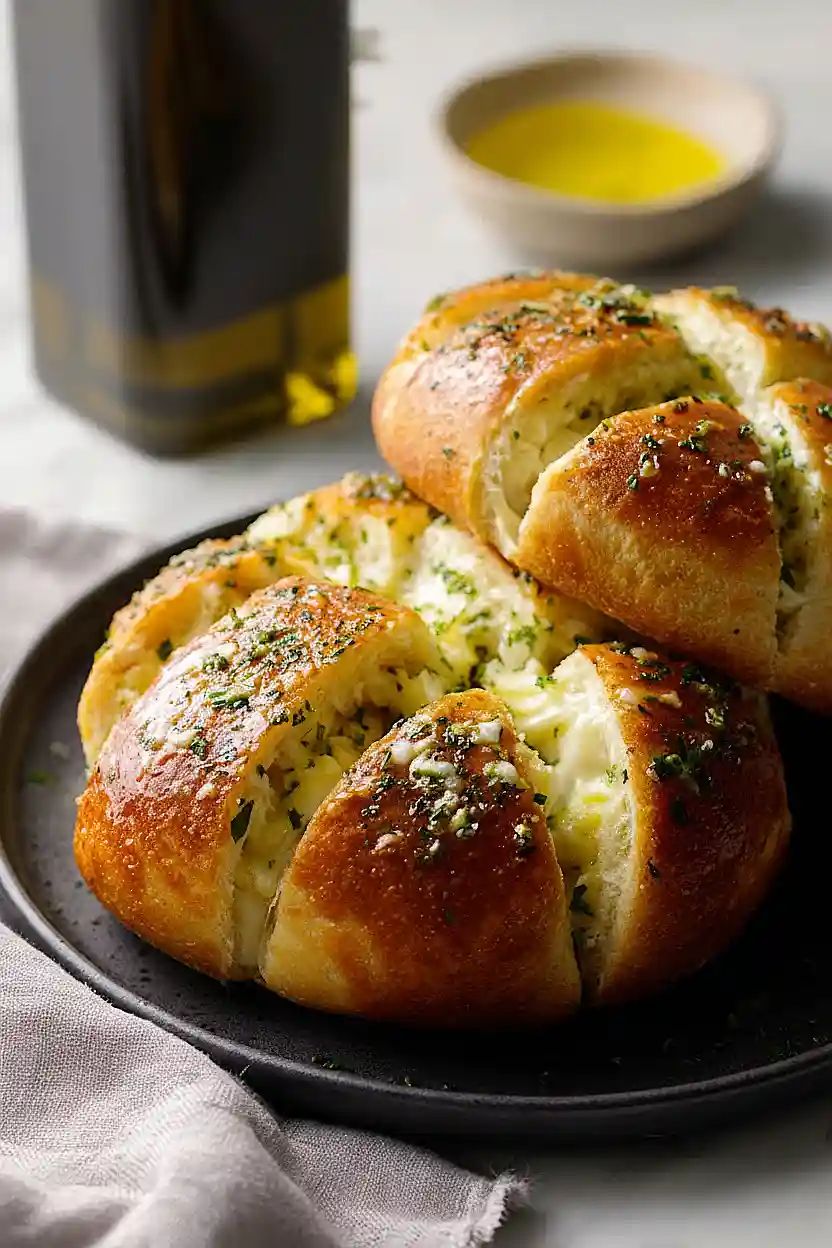 korean cream cheese garlic bread