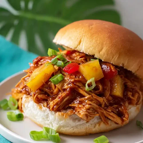hawaiian chicken sloppy joes