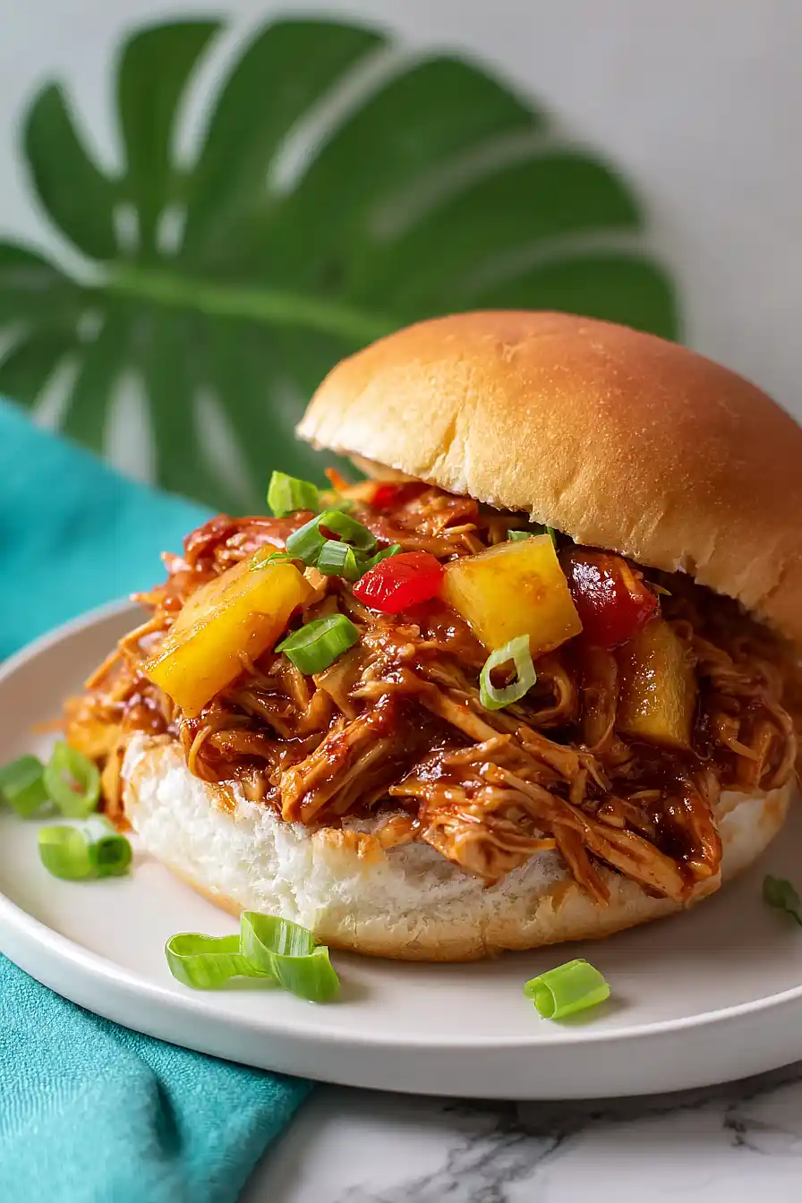 hawaiian chicken sloppy joes