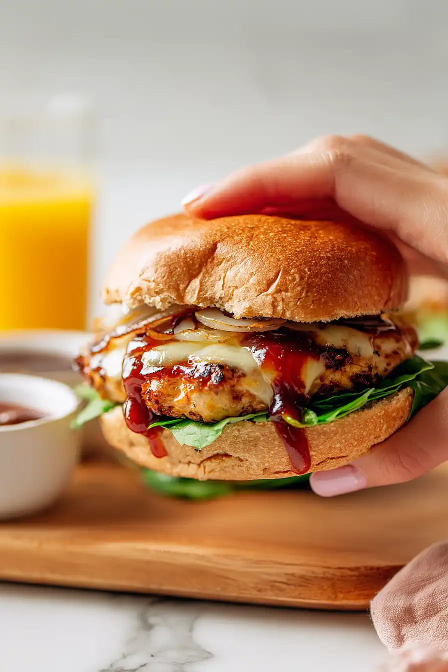 bbq chicken burgers