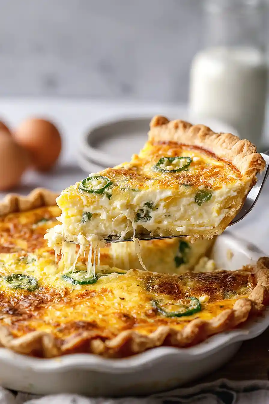 jalapeño popper quiche