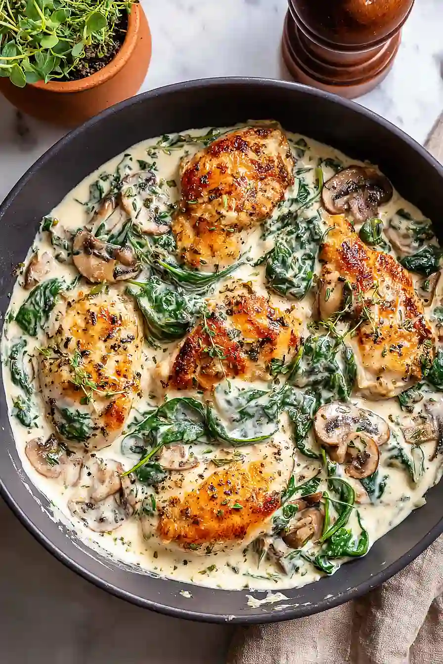 spinach chicken parmesan