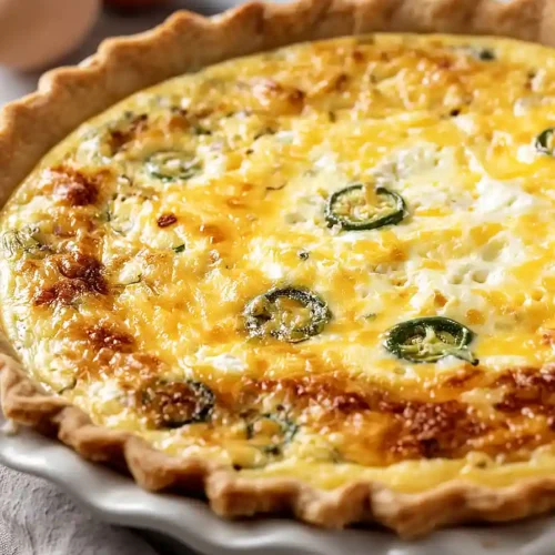 jalapeño popper quiche