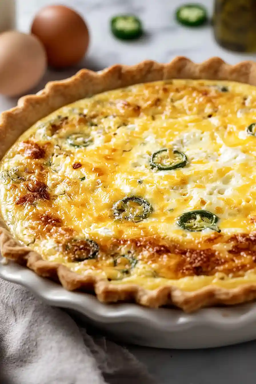 jalapeño popper quiche