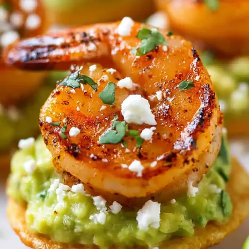 guacamole shrimp bites
