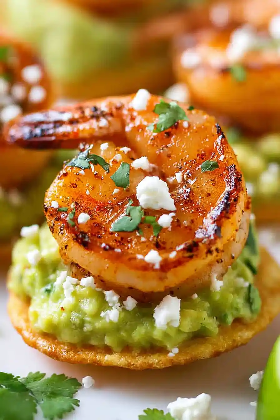 guacamole shrimp bites