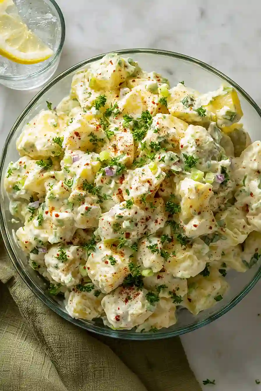no mustard potato salad