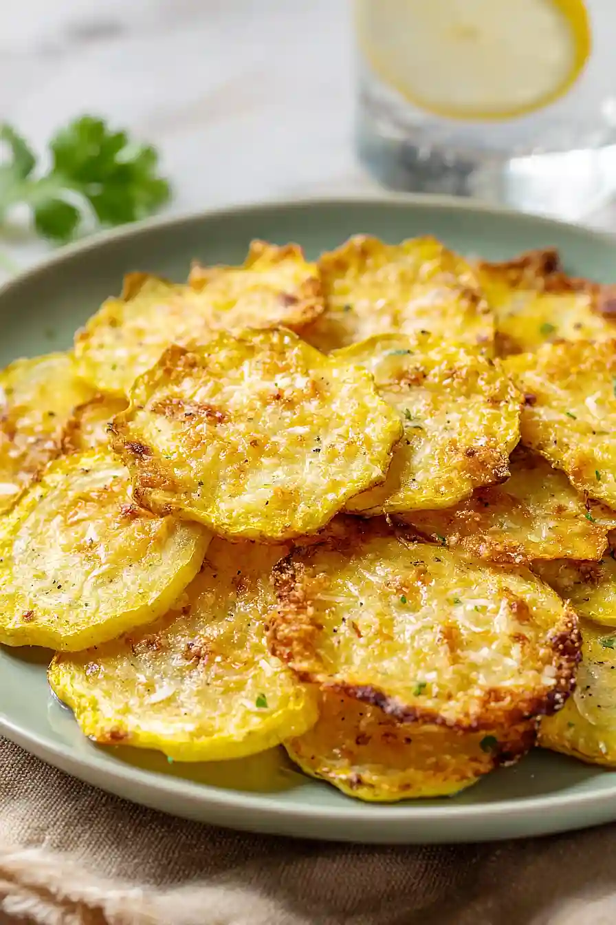 yellow squash chips
