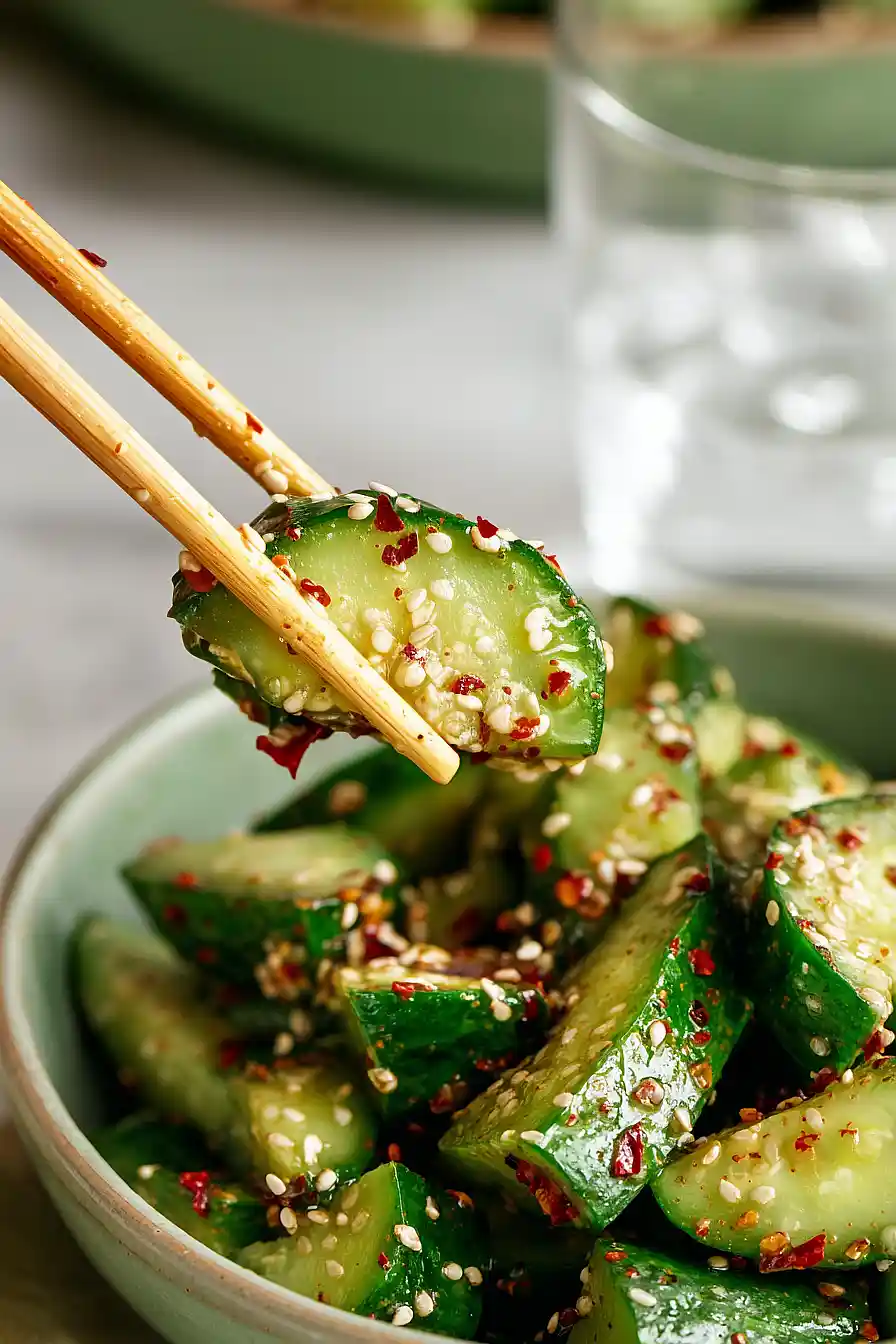 cucumber salad for one