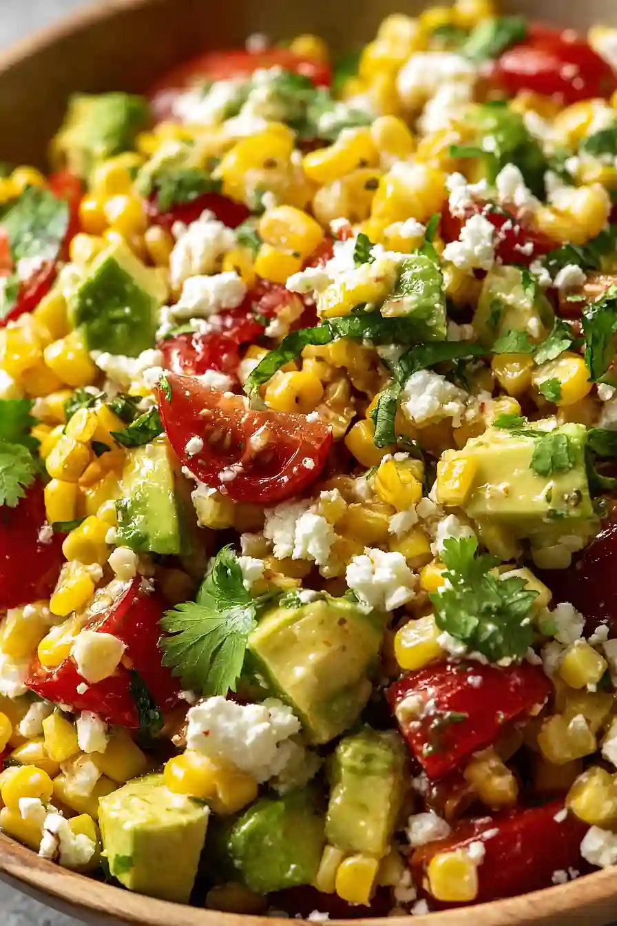 corn and feta salsa