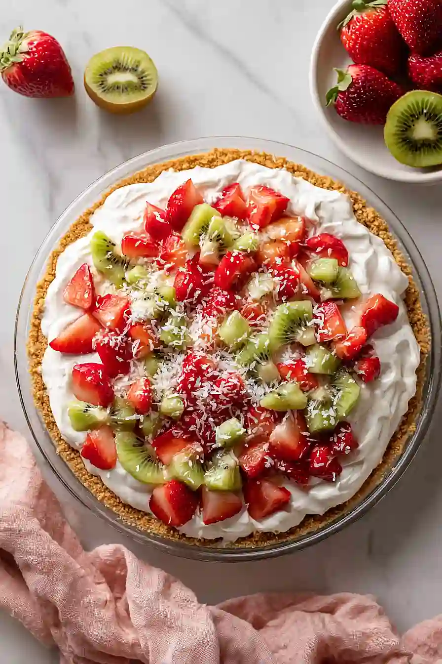 no bake fruit pizza