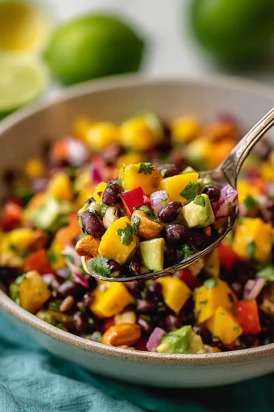 cowboy caviar with mango