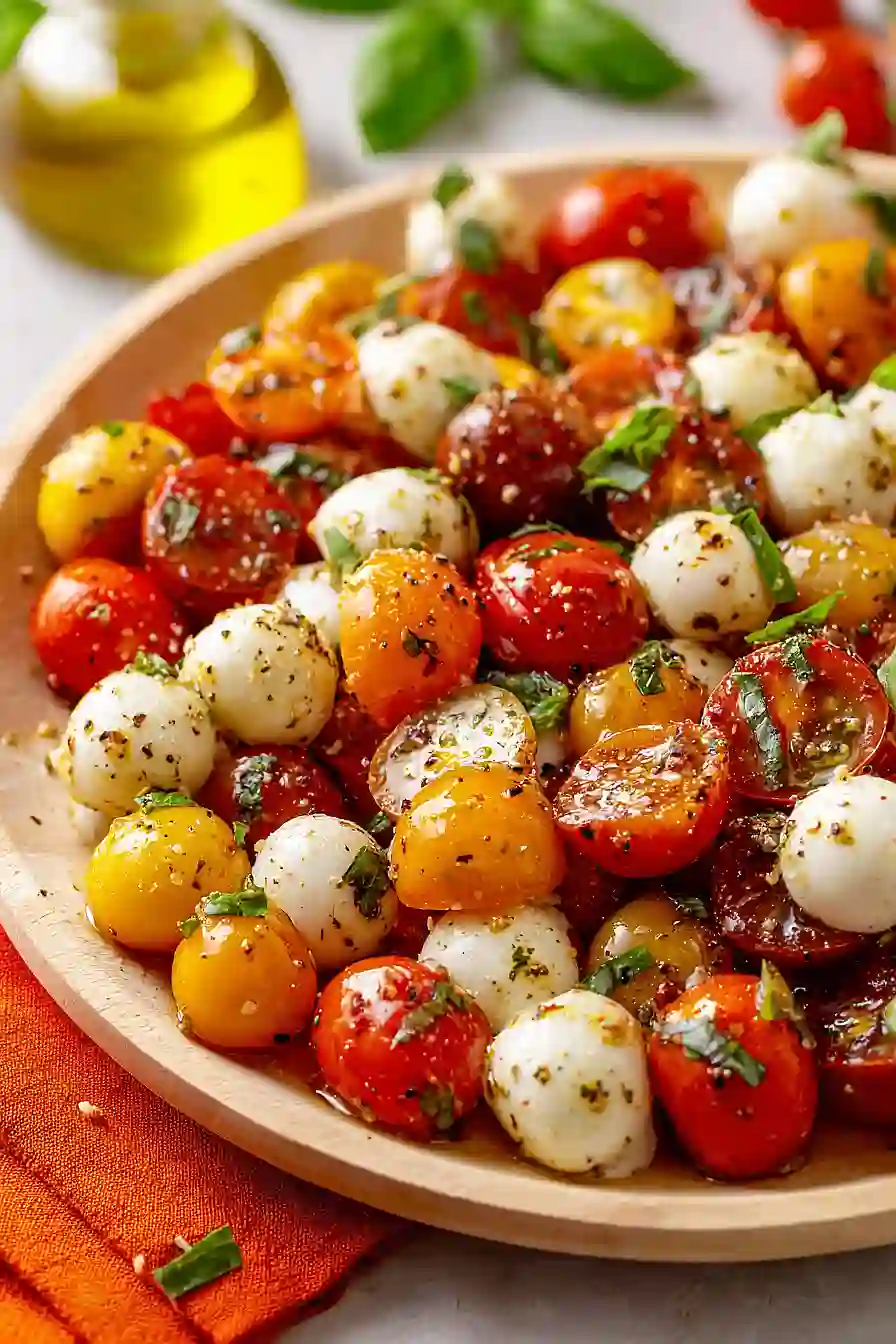 marinated caprese salad