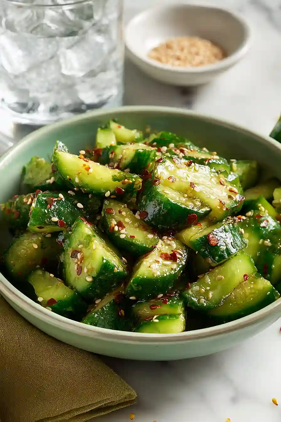 cucumber salad for one