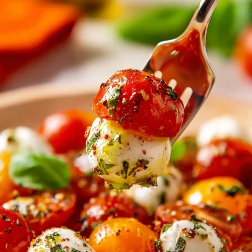 marinated caprese salad