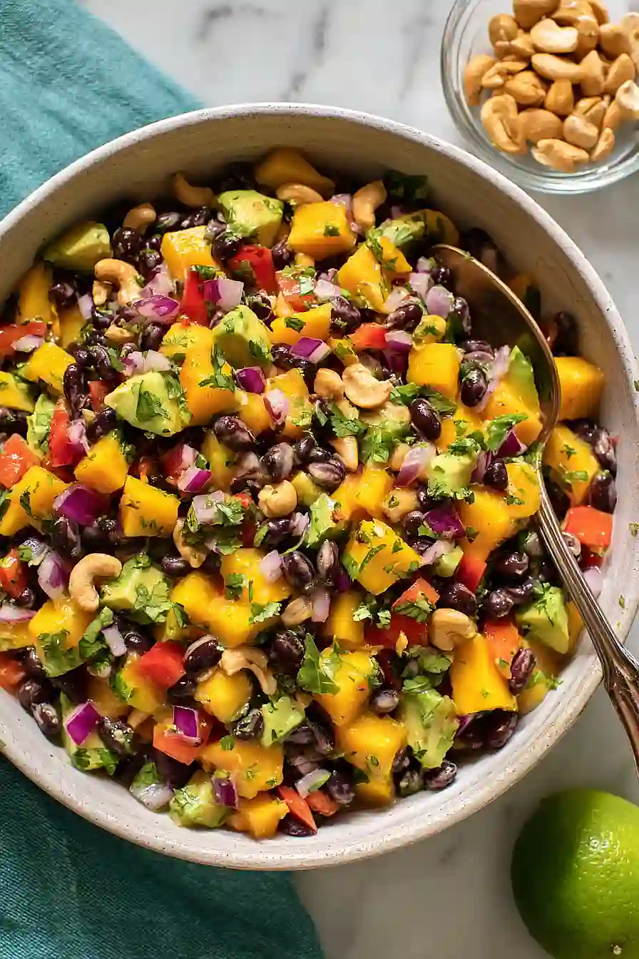 cowboy caviar with mango