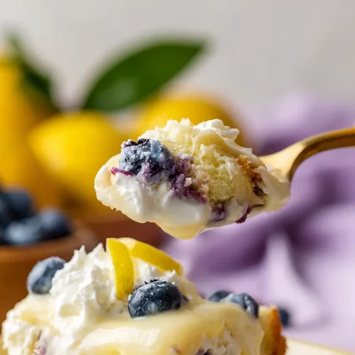 lemon blueberry trifle